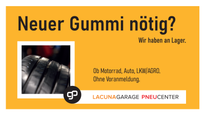 Lacuna Garage Thusis, Reifenwechsel