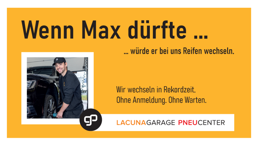 Lacuna Garage Thusis, Reifenwechsel