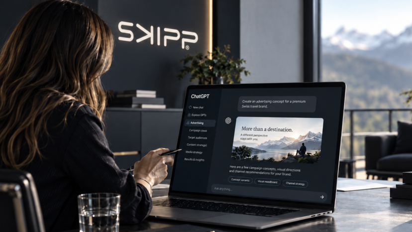 Agentur skipp betreibt Werbung in ChatGPT